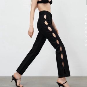 COPY - NWT side cutout jeans